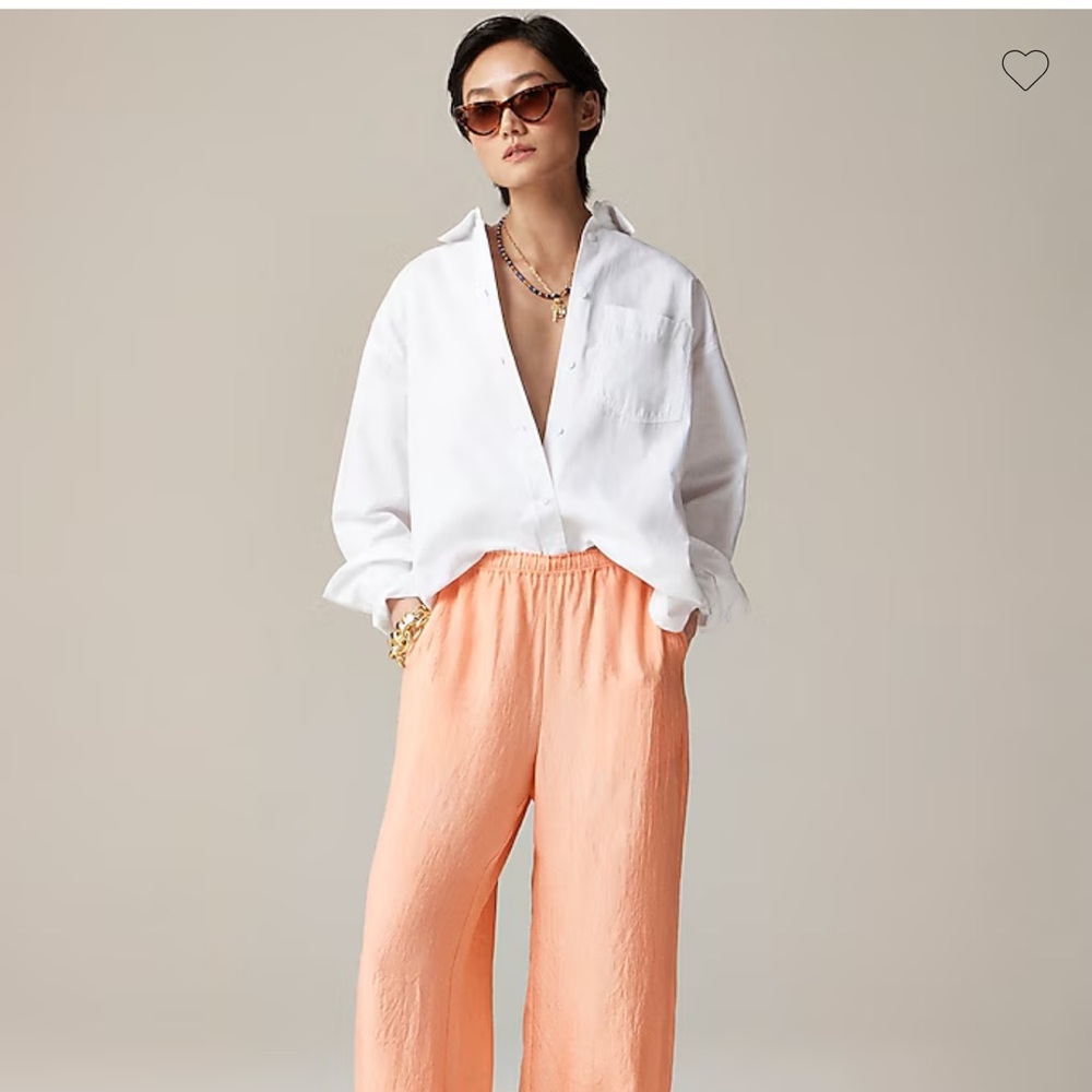 Stratus pant in textured satin